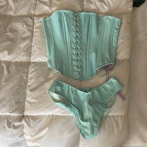 NWT savage X Fenty corset set